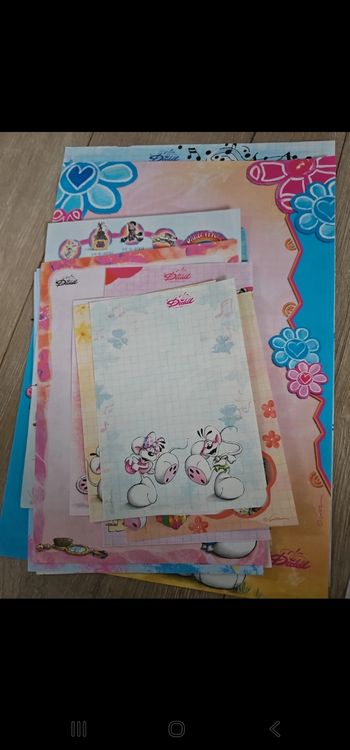 Lot feuille diddl