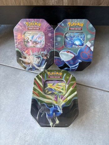 Carte Pokémon Pokebox Légendes Azur Dialga, Kyogre, Xerneas ex Scellé fr – Etincelles Déferlantes