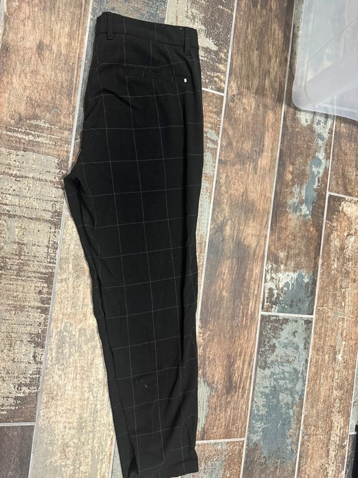 Pantalon droit à carreaux - photo numéro 2