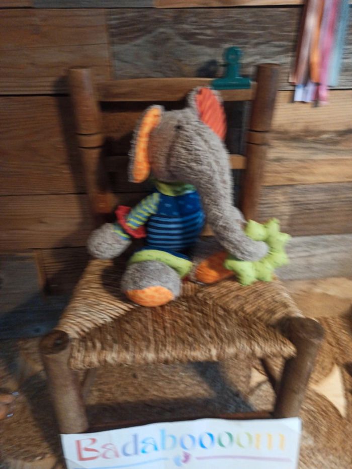 Peluche éléphant activité sigikid tbe - photo numéro 2