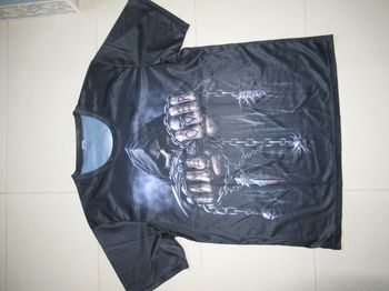 Tee-shirt homme tête de mort / crâne 46 / XL