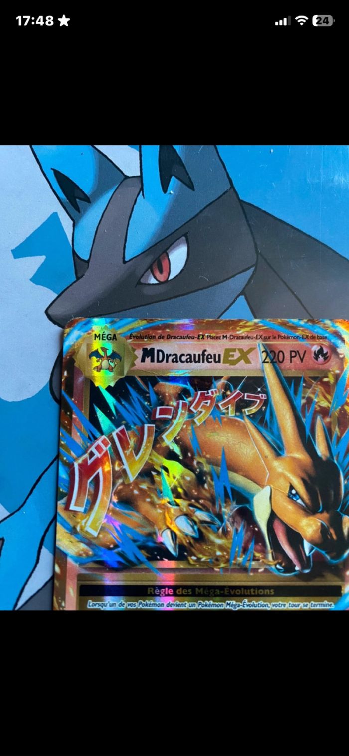 Carte Pokémon M.Dracaufeu ex - photo numéro 4