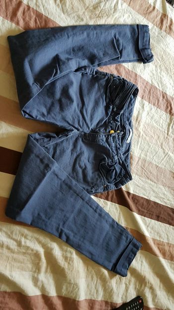 Pantalon Skinny bleu