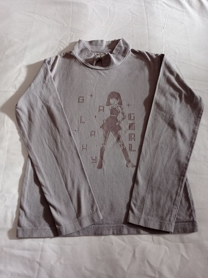 Pull colle montant couleur gris voir photos âge 10 ans . marque .inextenso. - photo numéro 5