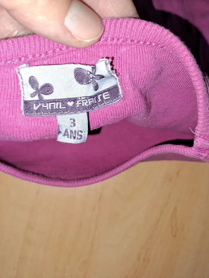 T-shirt 3 ans fille - photo numéro 4