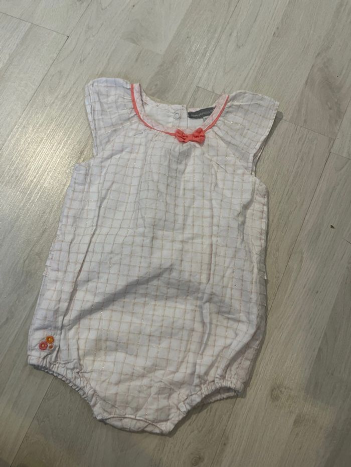 Barboteuse grenouillère combishort combinaison 9 mois