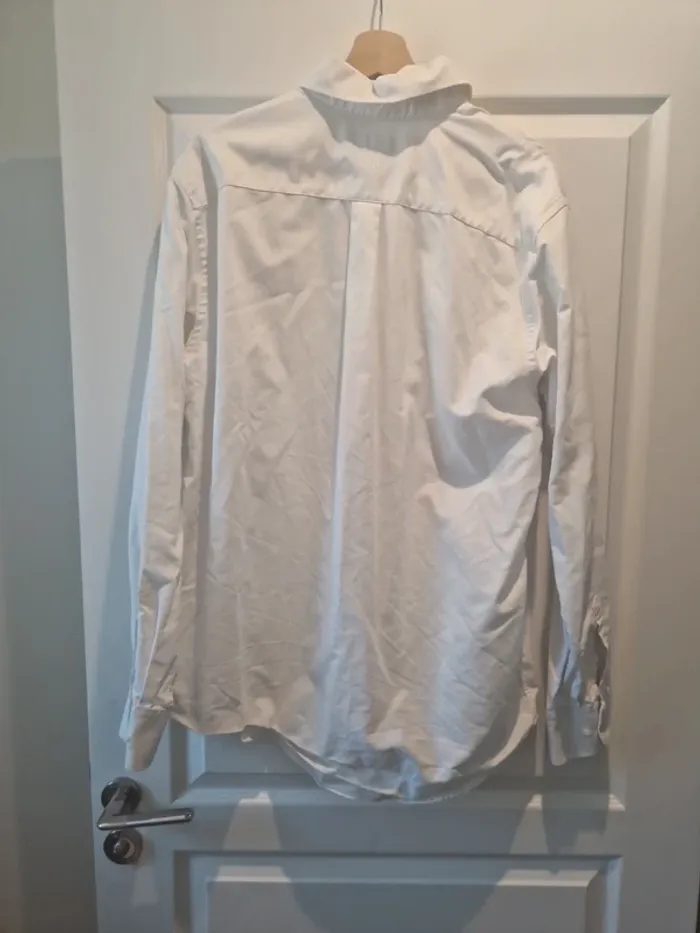 Chemise blanche marks and spencer taille l tres bon etat coton - photo numéro 7