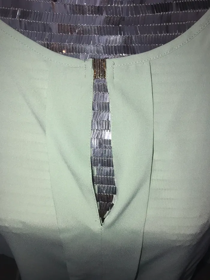 Blouse vert d’eau taille 38 - photo numéro 2