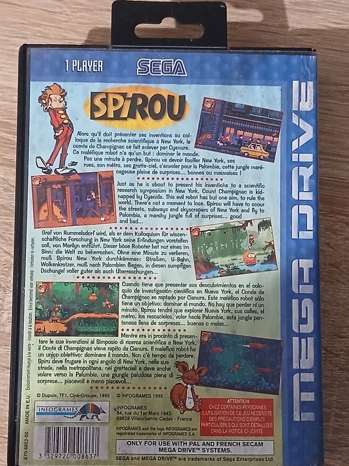 Spirou megadrive - photo numéro 3