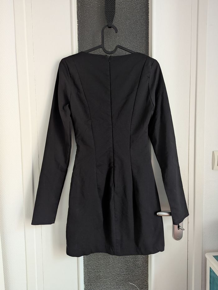Robe noire Zara bustier taille s - photo numéro 3