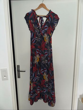 Robe longue fleurie