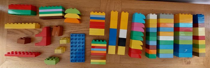 Lot de 100 legos duplo cubes de construction