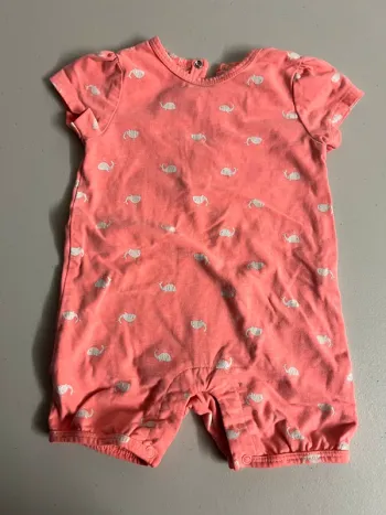 Combishort rose 12 mois