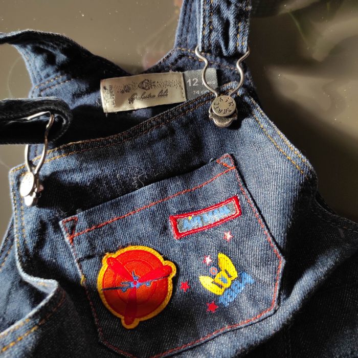 Salopette 12 mois jeans 👖 - photo numéro 3