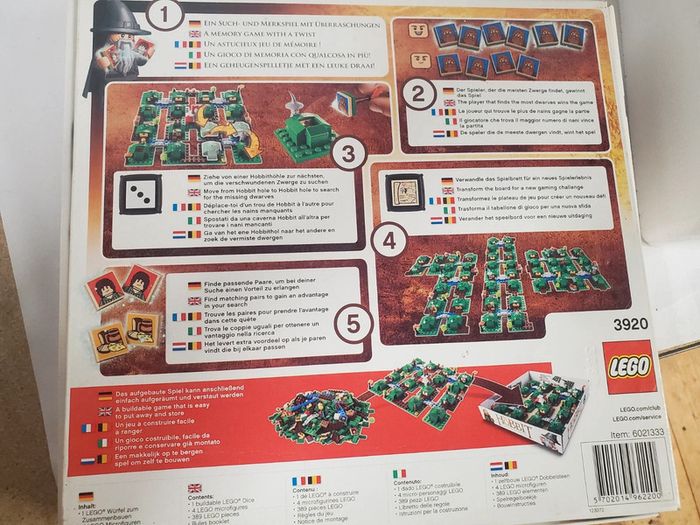 Jeu lego Le Hobbit . - photo numéro 3