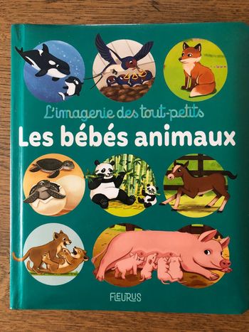 Livre cartonné l'imagerie des tout petits les bébés animaux