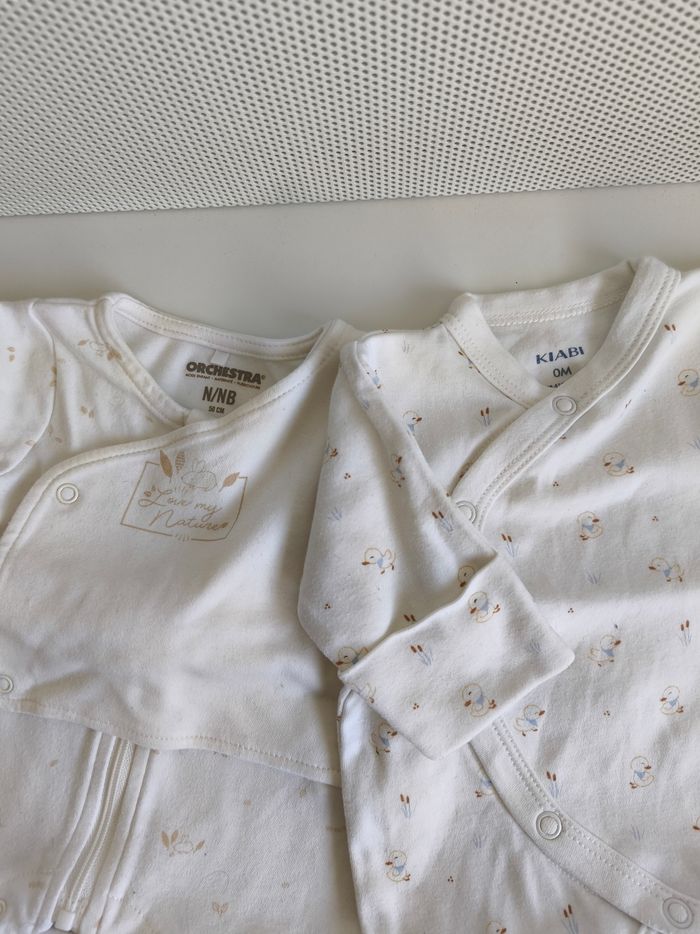 Lot de 2 pyjamas naissance - photo numéro 2