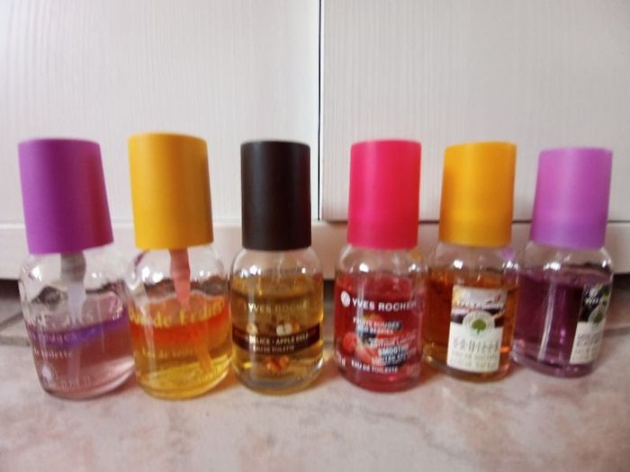6 Eaux de toilette Yves Rocher 20ml