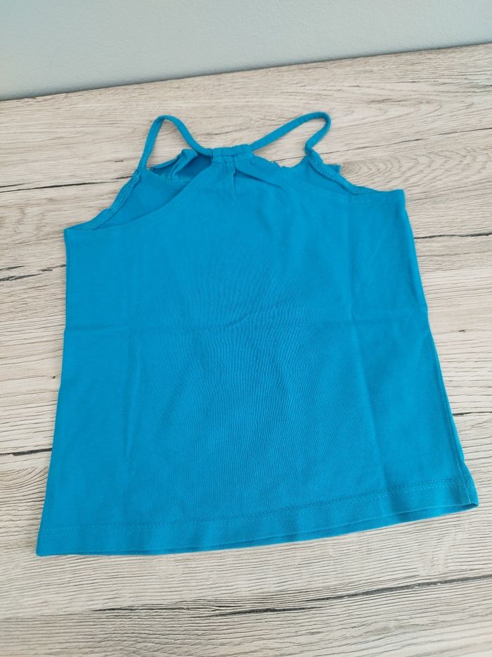 Débardeur turquoise fille 3 ans - photo numéro 2