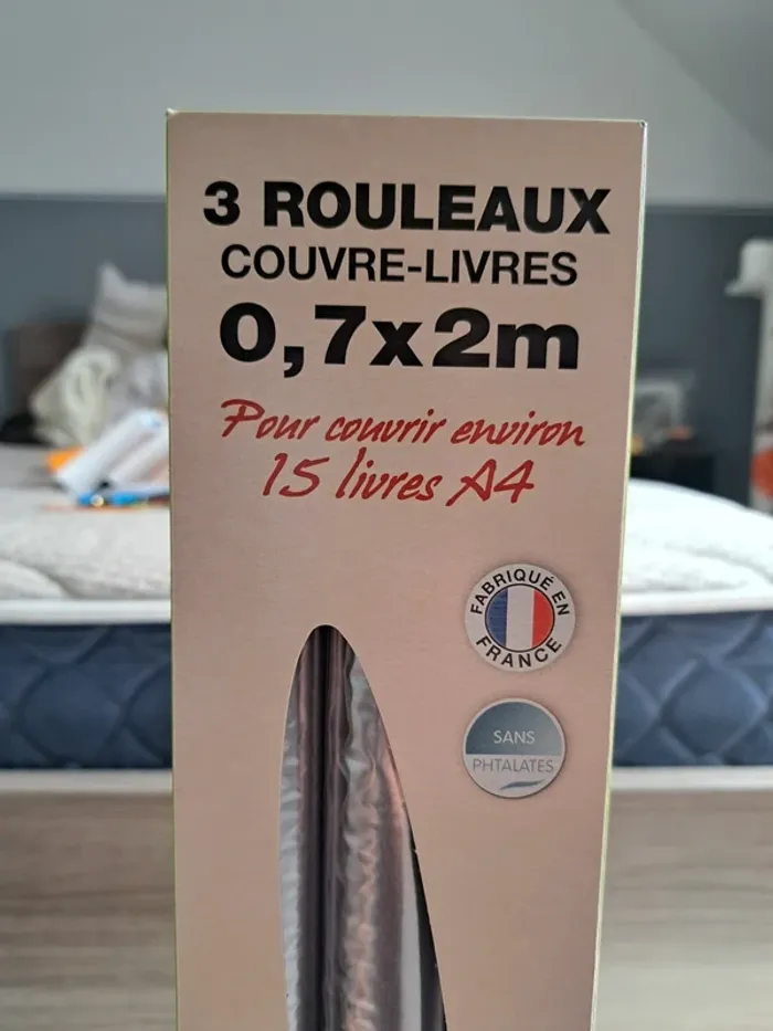 Rouleaux couvre-livres x3 - photo numéro 2