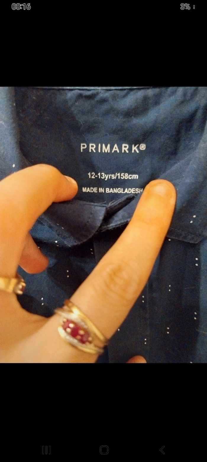 Chemise ado primark taille 12 13 ans - photo numéro 3
