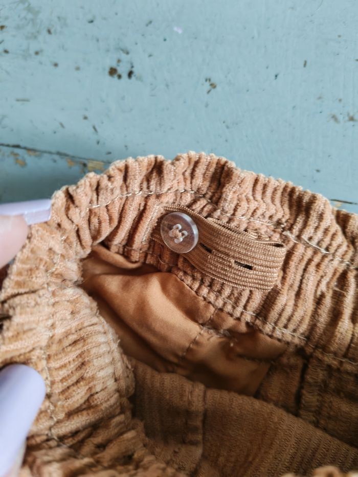 Short velours marron camel Gemo – 6 ans réglable - photo numéro 5