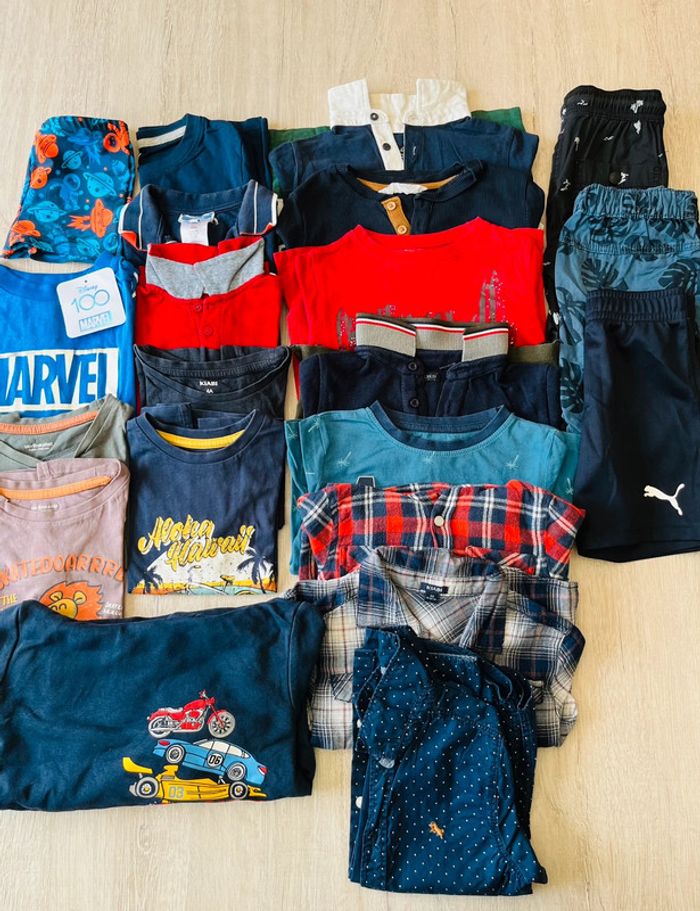 Lot de vêtements toutes saisons enfant garçon multiples marques