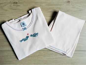 Pyjama chaud en velours Petit bateau T-5 ans