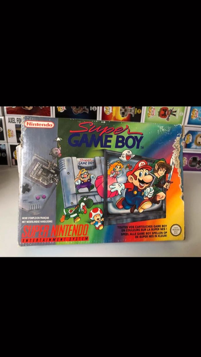 Super Game Boy Super Nintendo en boîte