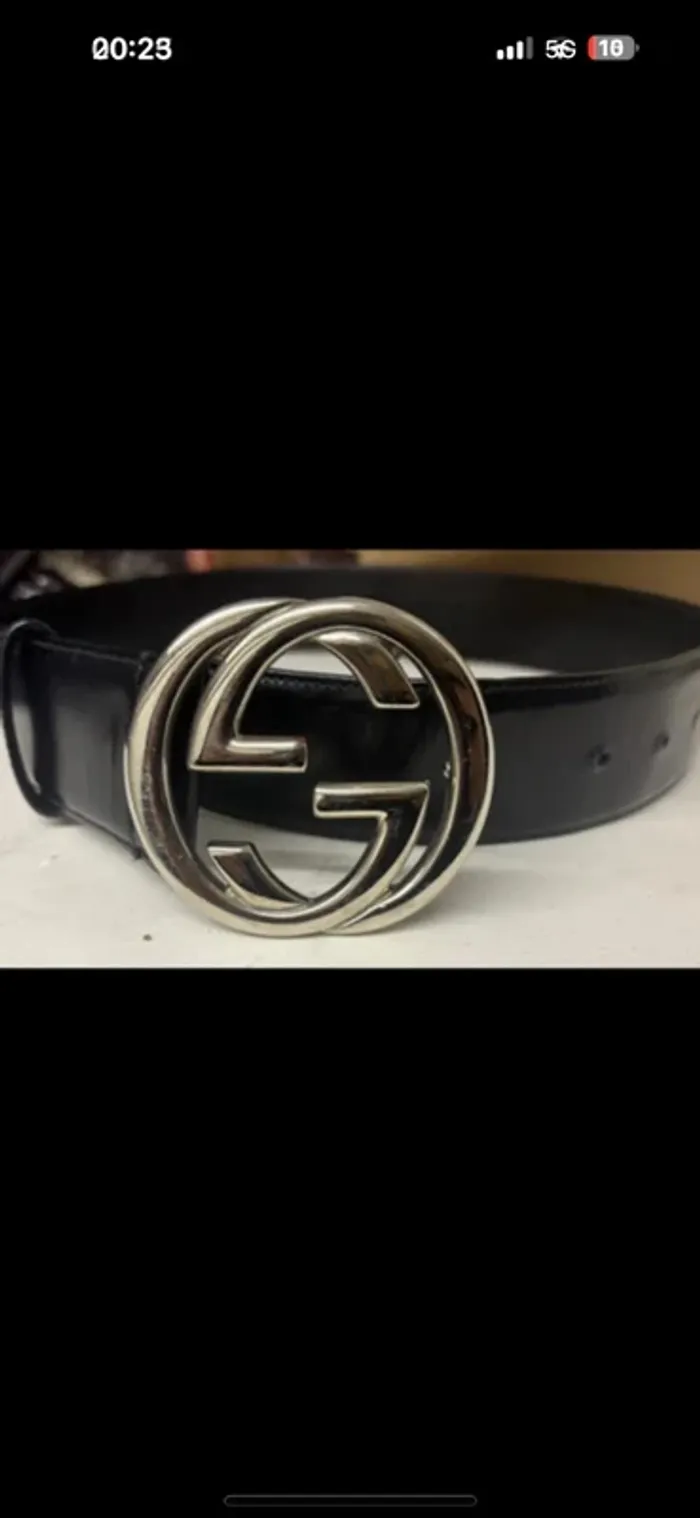 Ceinture Gucci GG Authentique - Taille 70-28 - Comme Neuve - photo numéro 2