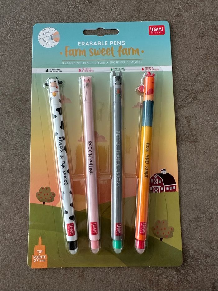 Stylos Legami « Farm sweet Farm »