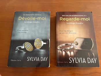 Lot de deux livres de la trilogie « Crossfire » de Sylvia Day (tome 1 et 2)