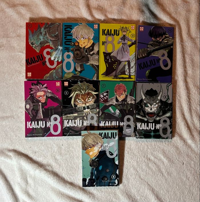 🐲 Lot Mangas Kaiju N°8 Tomes 1 à 9 + 2 livrets offerts - photo numéro 2
