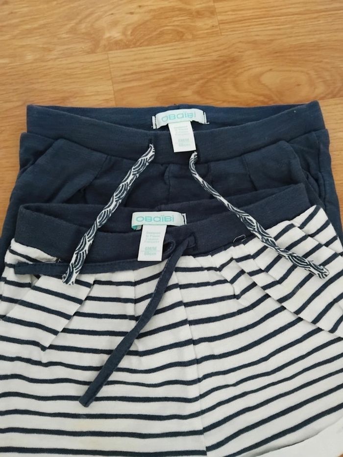 Obaïbi lot shorts garçon 6mois - photo numéro 3