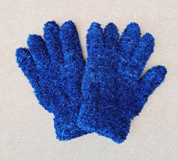 Paire de gant  5-6 ans -  bleu -  NEUF