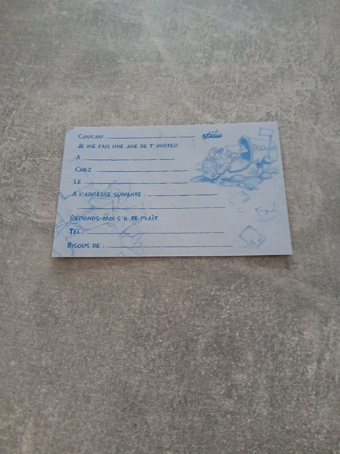 Carte d invitation - photo numéro 2
