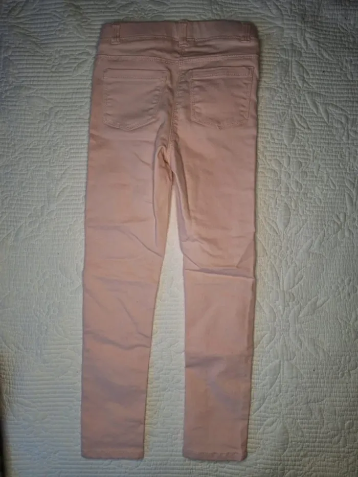 Pantalon rose clair pastel gemo taille 4 ans - photo numéro 4