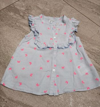 Débardeur blouse bébé fille 12/18 mois NEUVE