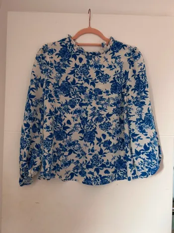 Blouse à fleurs