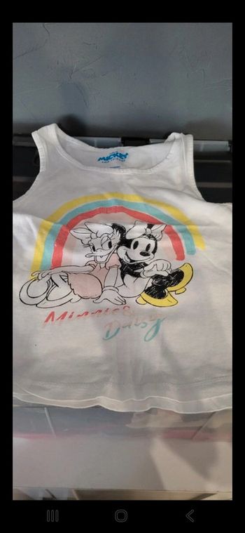 Débardeur fille 5,6 ans ,disney ,mickey