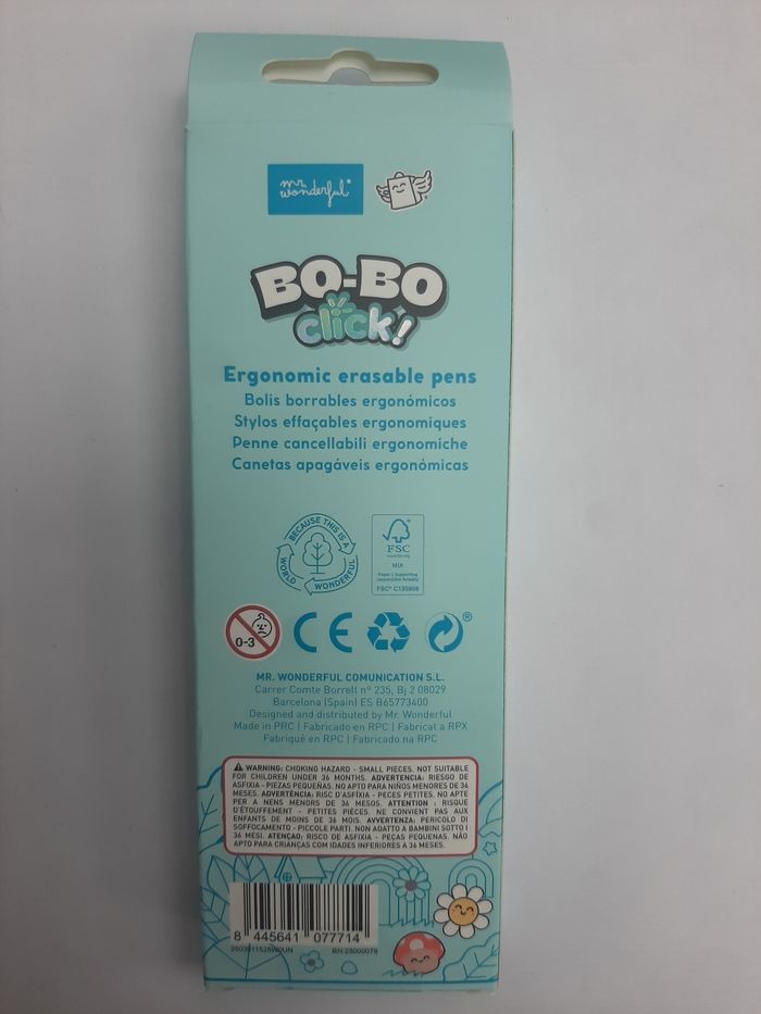 Lot 2 stylos ergonomiques Mr Wonderful - photo numéro 2