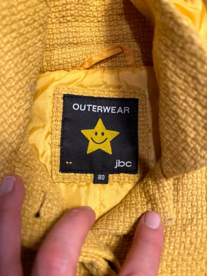 Veste moutarde à capuche - photo numéro 2