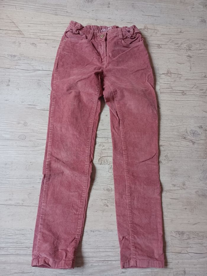 Pantalon velours slim TAO 10 ans