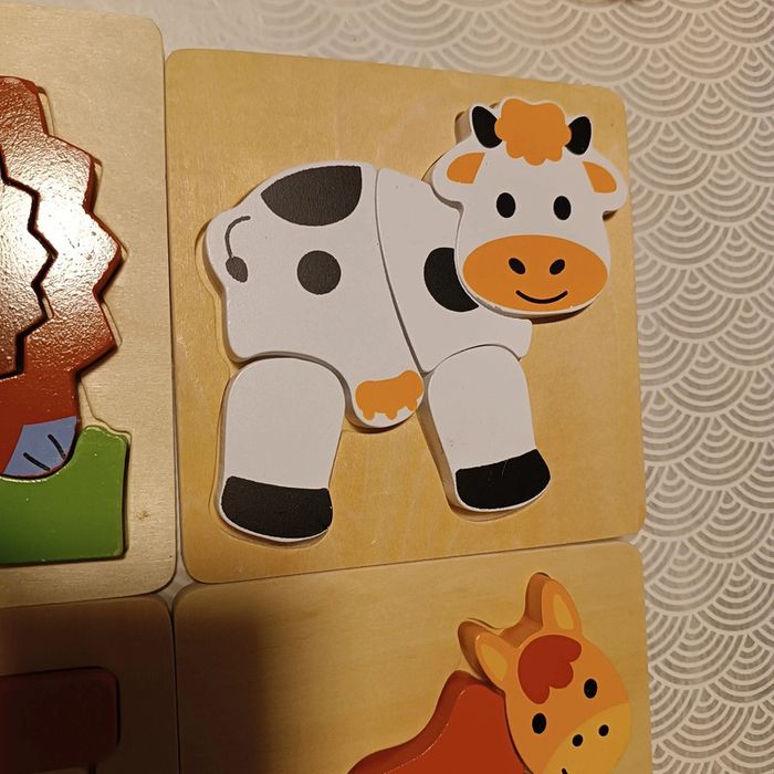 Lot de 5 puzzles bébé - photo numéro 3