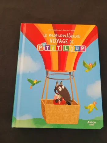 Livre le merveilleux voyage de p'tit loup auzou éveil volets