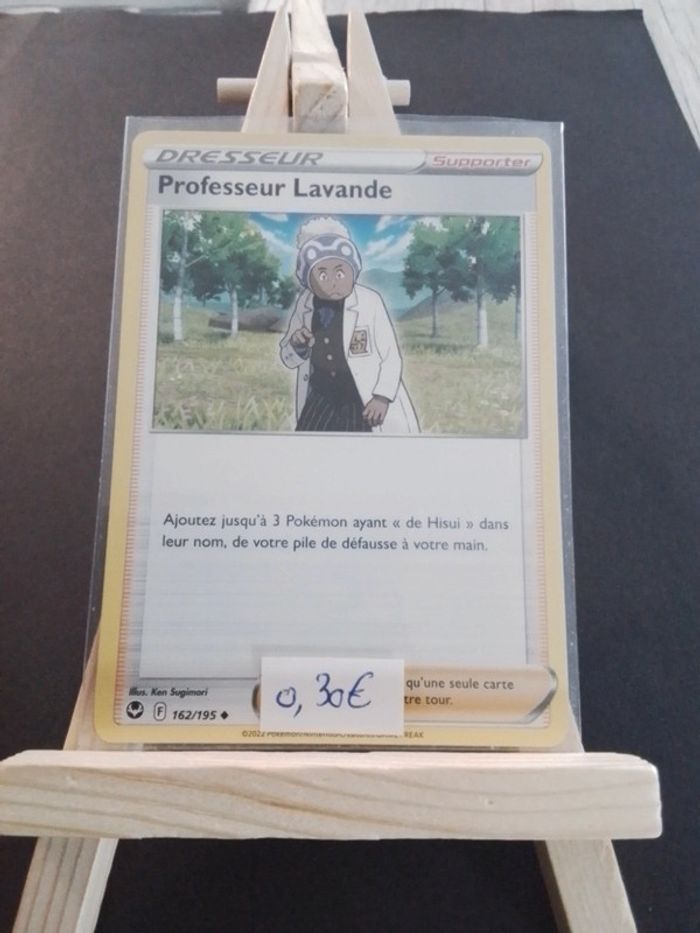 Carte Pokémon Professeur Lavande 162/195
