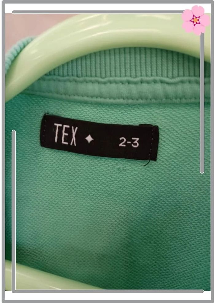 Sweat vert d'eau Tex 2-3ans - photo numéro 3