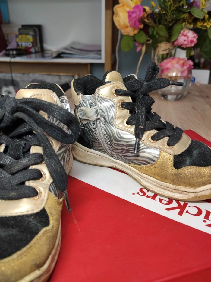 Basket cuir kickers 25 - photo numéro 4