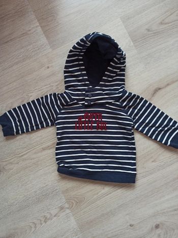 Sweat à capuche Vertbaudet