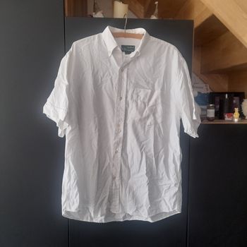 Chemise blanche manche courte old river L